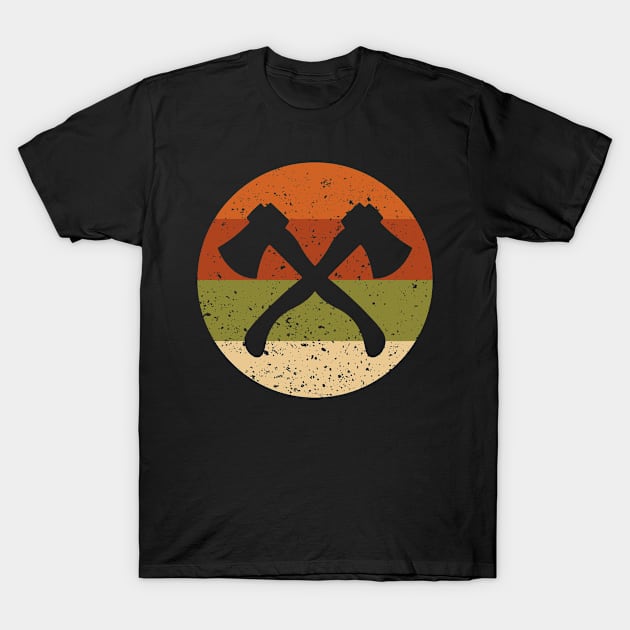 Vintage Axe Throwing Gift T-Shirt by monkeyflip